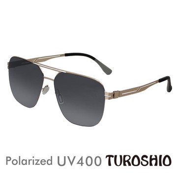 Turoshio太空尼龍偏光 工業革命 簍空雕刻 無螺絲 嵌入式鏡片 工藝金 8061 C3