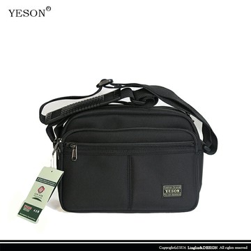 【YESON】多功能橫式防潑水尼龍側背包/斜背包 36620