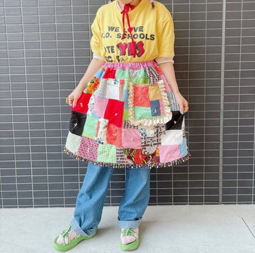 拼布裙