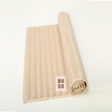 【協貿】簡約百搭純米色全棉加厚防滑進門地墊