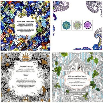 憶香許快樂購 秘密花園 成人減壓 手繪 填色 塗色書 曼陀羅 迷失海洋 塗色繪本 塗色本 圖畫書 空白填色本