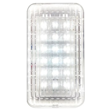 正德防火 輕巧型LED緊急照明燈 18顆LED照明 1.26W 照明時間90分鐘以上  162 x 90 x 42.5mm  米白色  1組