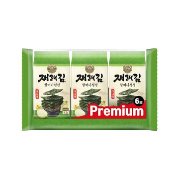 韓國順伊奶奶海苔6入-洋蔥口味