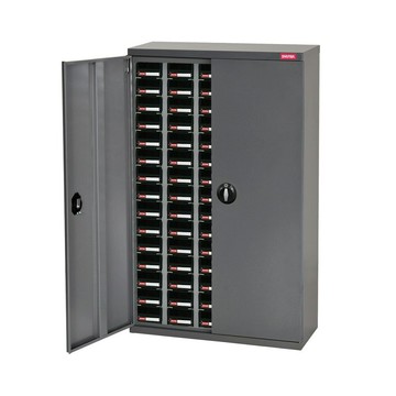 樹德SHUTER 五排 75格 加門零件櫃 透明抽/黑抽/組 ST1-575D【領券滿額再折千12/31止】