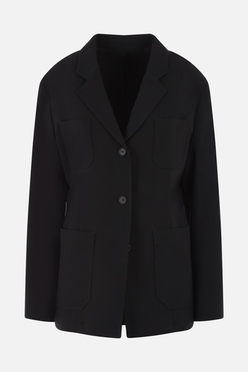 TOTEME single-breasted viscose and wool jacket Woman