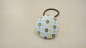 手感布包釦髮束 - 幾何