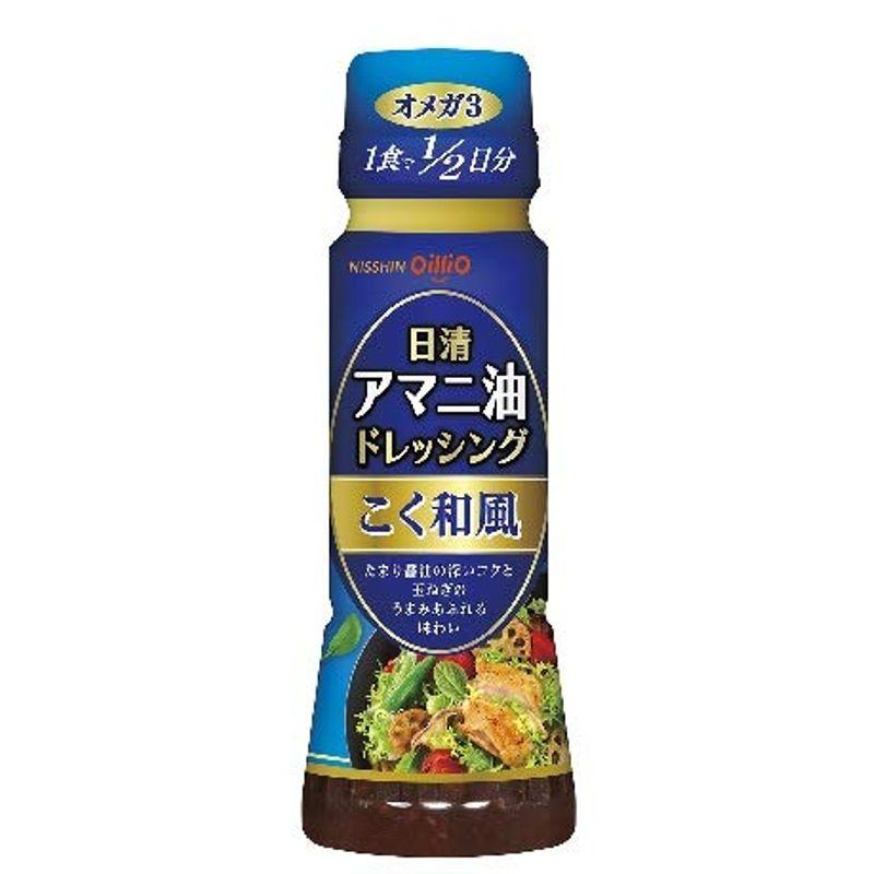 日清オイリオ アマニ油ドレッシング こく和風 160ml まとめ買い(×12)