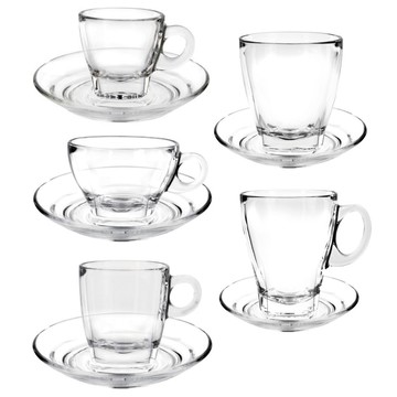 Ocean 咖啡杯 五款 濃縮咖啡杯 美式拿鐵杯 卡布奇諾杯 玻璃杯 金益合玻璃器皿