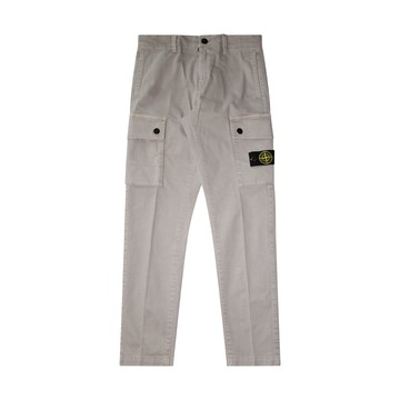 Stone Island - Grey Cotton Cargo Pants