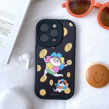 花花老伯 - iPhone 13-16 手機殼 (全軟殼)