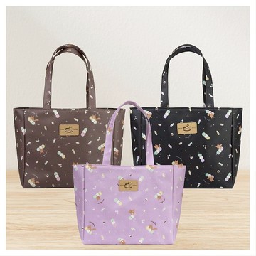 【丸子小松-中拉包】可橫放A4文件肩背手提拉鍊防水的中拉包