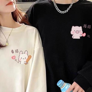 roora情侶衛衣秋冬新款小眾設計高級感重磅厚實簡約百搭情侶衛衣