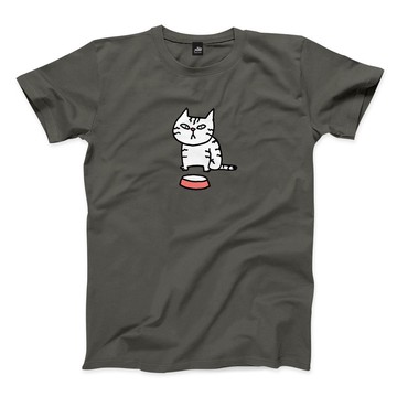 朕餓了 - 深灰 - 中性版T恤