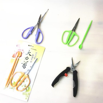 不銹鋼蟹鉗剝蝦剪吃螃蟹龍蝦剪刀彈簧蟹剪大力剪廚房吃大閘蟹工具