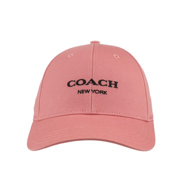 COACH 刺繡標誌棉質棒球帽 M-L (太妃糖粉) CAA64 RRJ