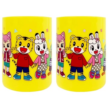 巧虎 PP牙刷杯  黃  2個