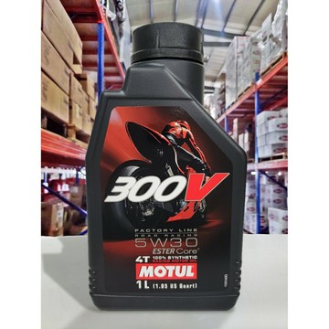 【4%點數】『油工廠』MOTUL 300V FACTORY LINE Road Racing 5w-30 5W30 頂級多元酯全合成【樂天APP下單限定】
