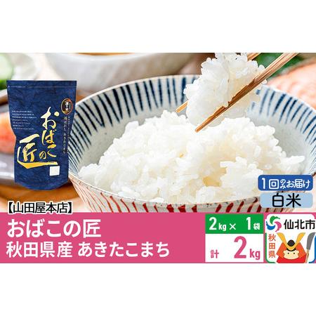 ふるさと納税 令和5年産 仙北市産 おばこの匠 2kg 秋田こまち お米 秋田県産あきたこまち 秋田県仙北市