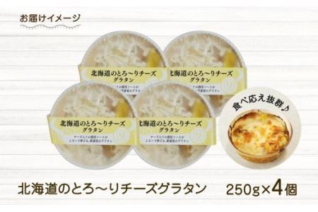 北海道とろーりチーズグラタン 4個セット 鱗幸食品