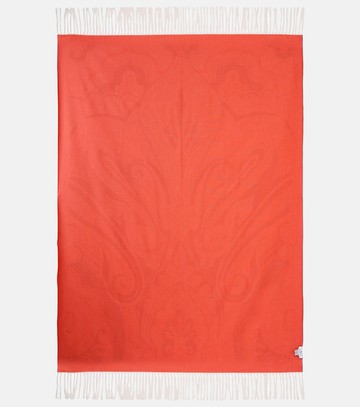 Etro Paisley cotton throw