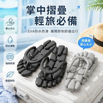 台灣出貨✨ 便攜式折疊拖鞋 男女通用防滑涼拖 出差旅遊酒店浴室拖鞋 輕量人字拖 戶外旅行必備