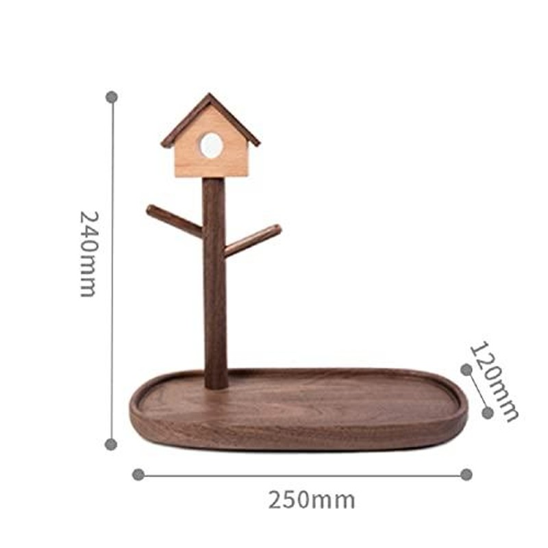 鍵置き Sakulaya 鍵スタンド 木製 アクセサリースタンド 卓上収納 鍵