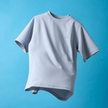 RESNO 睡眠修復短袖上衣 霧感藍 S(胸圍:80-88 cm)
