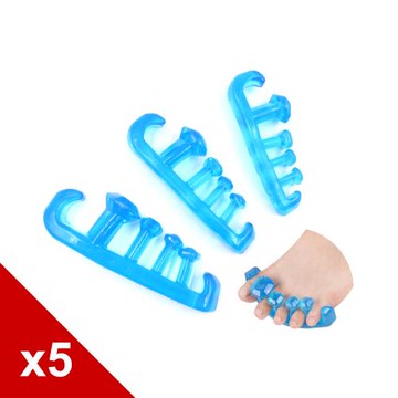糊塗鞋匠 優質鞋材 J50 方鑽形五趾間隔器 5雙