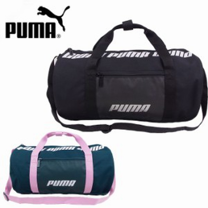 Puma ボストンバッグ レディース コア バレルバッグ S ドラムバッグ ロールボストン ブラック グリーン l プーマ 通販 Lineポイント最大1 0 Get Lineショッピング