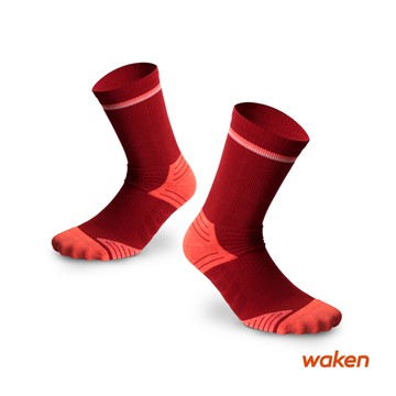 waken 足弓支撐輕壓舒緩中筒襪 / 多功能訓練襪 / 中長襪 / 機能襪 / 襪子 / 健走襪