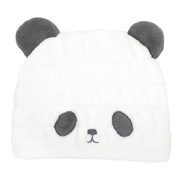 akachan honpo - 幼童用吸水髮帽-熊貓 (頭圍44～80cm)