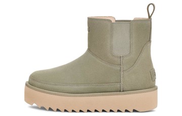 WMNS UGG CHELSEA PLATFORM MINI SHADED CLOVER