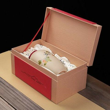 免運 附發票 陶瓷茶葉罐帶蓋防潮家用復古粗陶便攜密封罐手工密封茶盒中國風