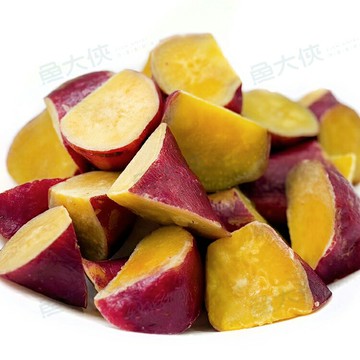 切塊-栗香地瓜/栗子地瓜-滾刀切(1kg/包)-1B5B【魚大俠】AR306