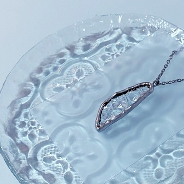 鑽石玻璃-臺灣造型鑲嵌玻璃項鍊