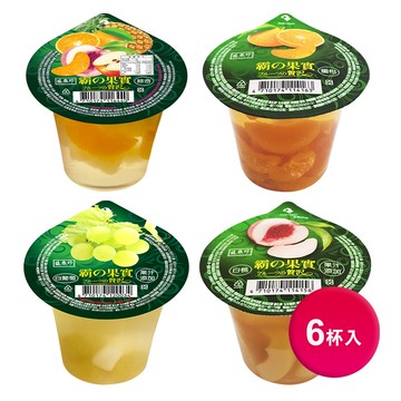 《盛香珍》霸果實鮮果凍300gX6杯入/組