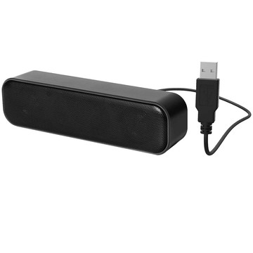 迷你電腦揚聲器有線 USB 桌面立體聲音頻解碼雙聲道播放器條形音箱適用於 PC 平板電腦筆記本電腦 2026