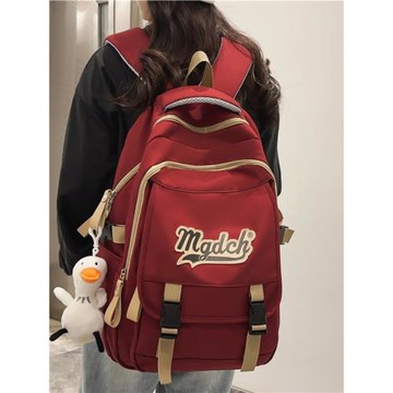 雙肩包女生大容量大學生情侶潮酷背包男高中生初中生韓版學生書包