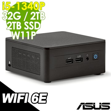 ASUS NUC 迷你電腦 (i5-1340P/32G/2TB+2TB SSD/W11P)