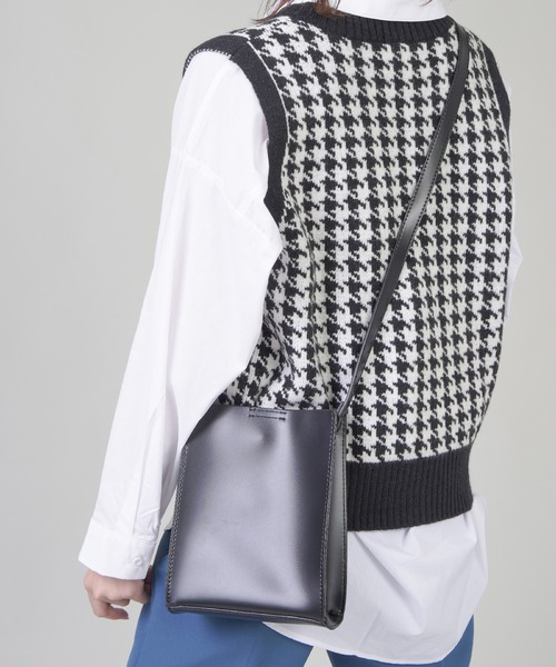 Spinns フェイクレザー スクエアデザインミニショルダーバッグ Women バッグ ショルダーバッグ 通販 Lineポイント最大get Lineショッピング