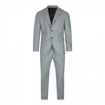 Eleventy - Light Grey Wool Suits 50