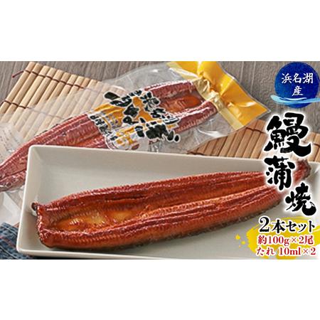 ふるさと納税 浜名湖産鰻　蒲焼2本セット（約100g×2尾・たれ 10ml×2） 静岡県浜松市