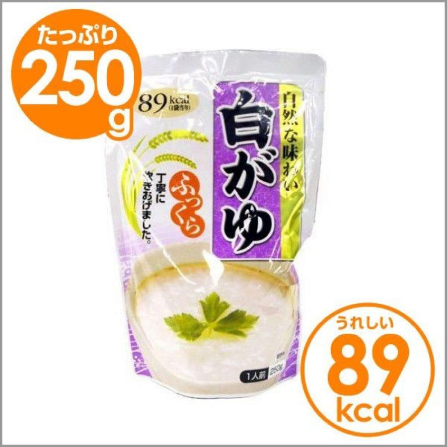 おかゆ レトルト お粥 白がゆ 250ｇ 保存用 粥 パウチ 御粥