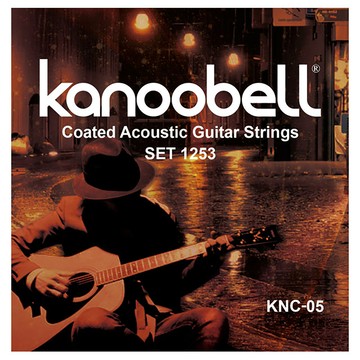 Kanoobell 鍍膜民謠吉他弦組 SET 1253  KNC-05  1組
