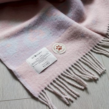 瑞典Ojbro Vantfabrik 羊毛毯 親愛的家人 130x200 cm