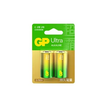 GP特強 鹼性電池 2號2入(吊卡裝)