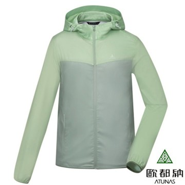 【歐都納 ATUNAS】男 蚊瘋不動涼感外套.防曬外套.運動休閒健行夾克.風衣_A1GA2507M 鼠尾草綠/霧綠