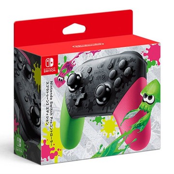 秋葉電玩  NS Switch 任天堂 漆彈大作戰 特仕版 Pro無線震動控制器 台灣公司貨