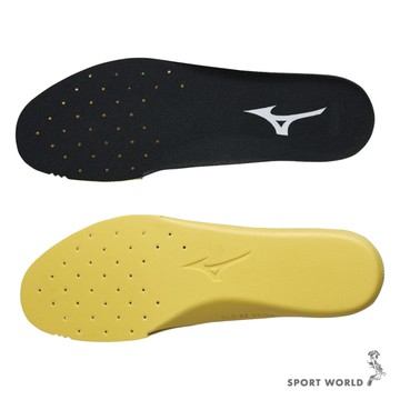 Mizuno 美津濃 鞋墊 Aspire發泡材 台灣製 黑【運動世界】J3TA240101Q