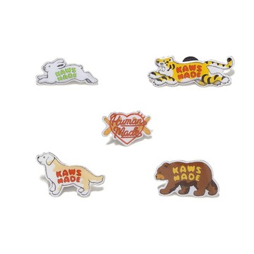 AirRoom 正品 2023AW HUMAN MADE KAWS MADE PIN BADGE SET 5P 別針